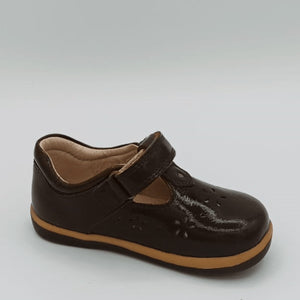 Iwalk Rhyme Tbar Mocca Gloss 22-26 | La scarpa morbida e flessibile per un outfit scintillante