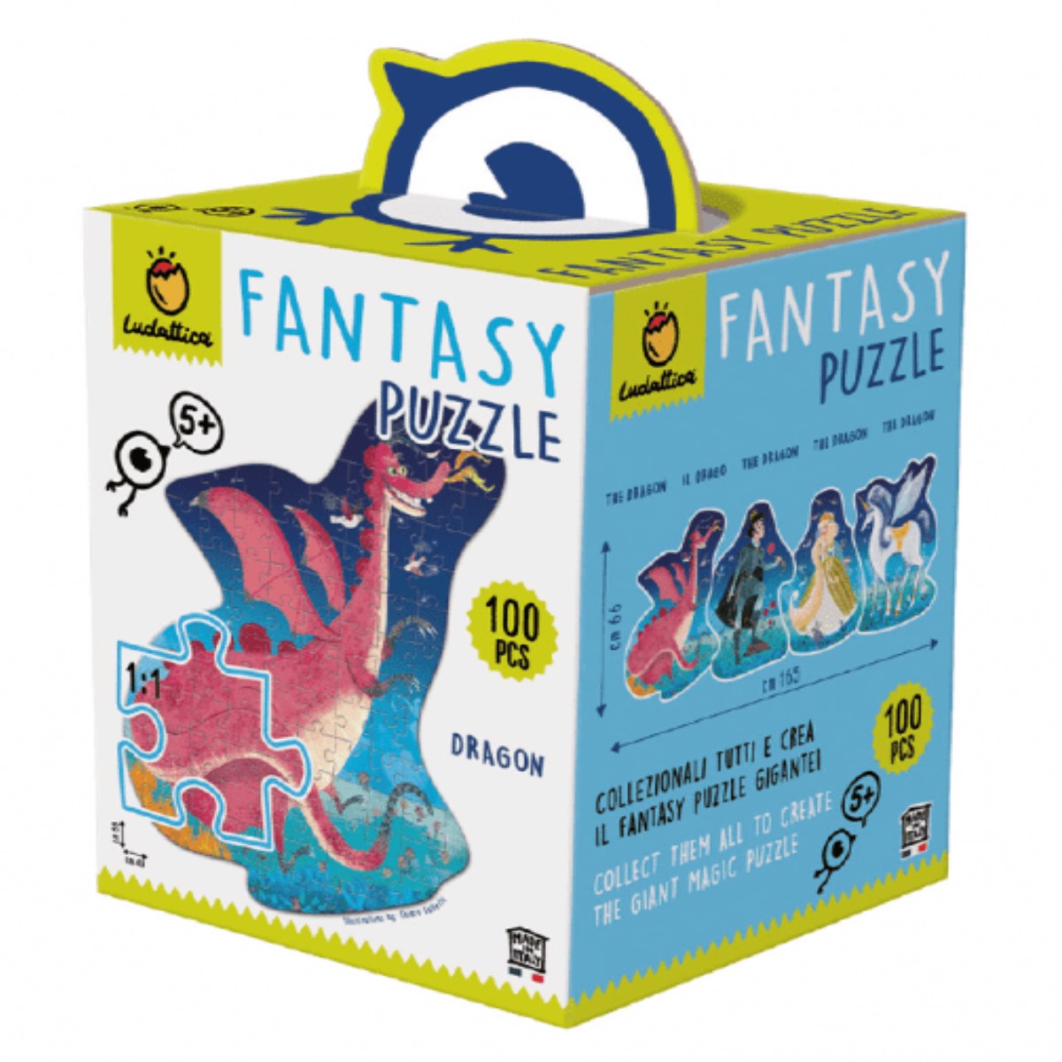 Fantasy Puzzle: Dragon | Il puzzle sagomato per giocare in un mondo da favola