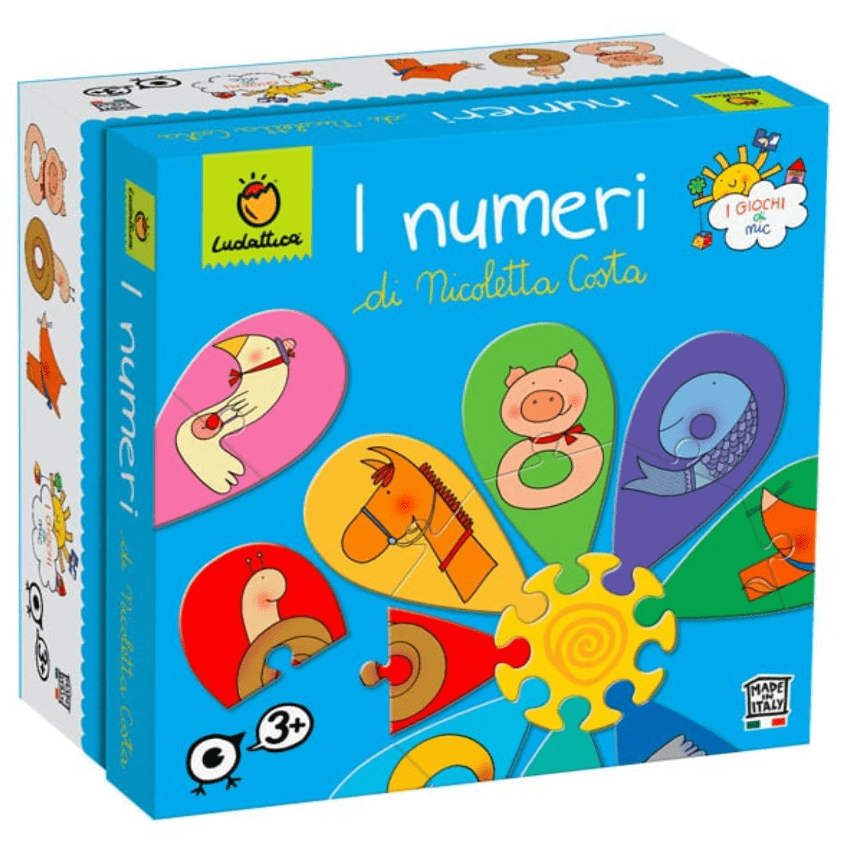 I numeri di Nicoletta Costa: Un gioco per imparare i numeri in maniera originale e divertente