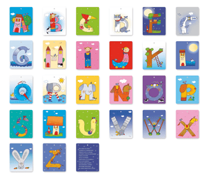 L’alfabeto di Nicoletta Costa | Un gioco per imparare l’alfabeto in maniera originale e divertente